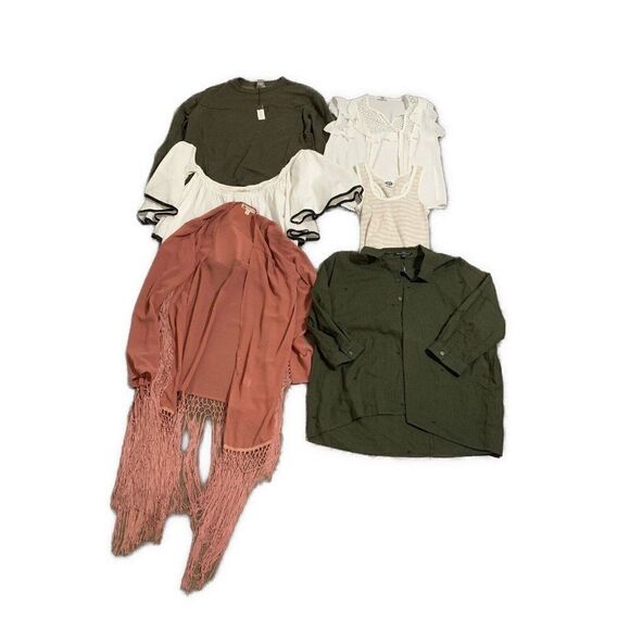 Nordstrom Velvet Heart Mustard Seed Tops Wholesale Designer Lot 6 #10 - Picture 1 of 3